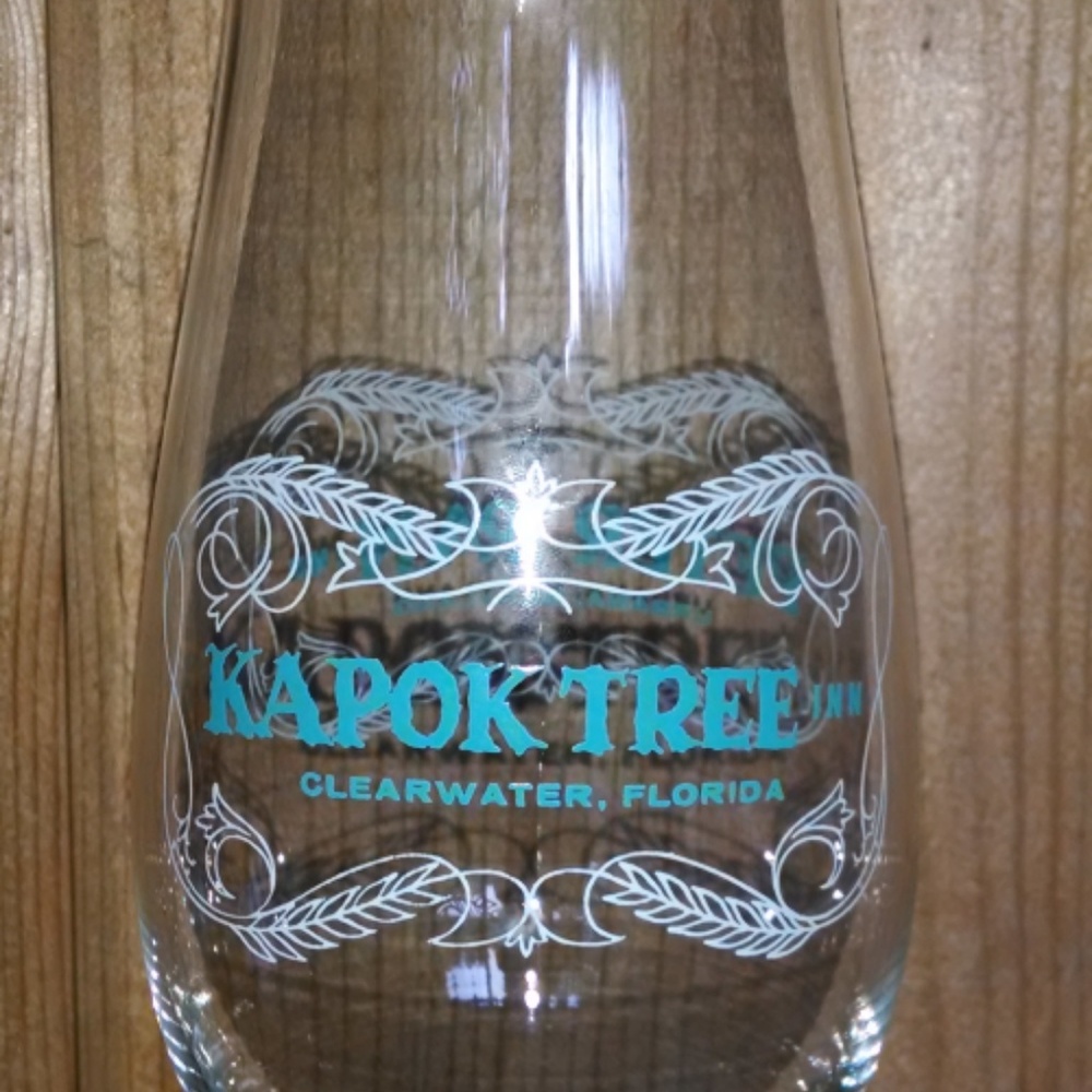 Peter Pan Inn Kapok Tree Inn Hurricane Glass